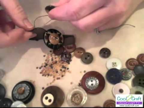 How to Make a Vintage Button Bracelet by Candace Jedrowicz