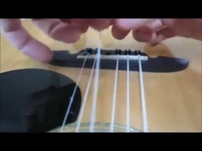 How to make dental floss guitar strings