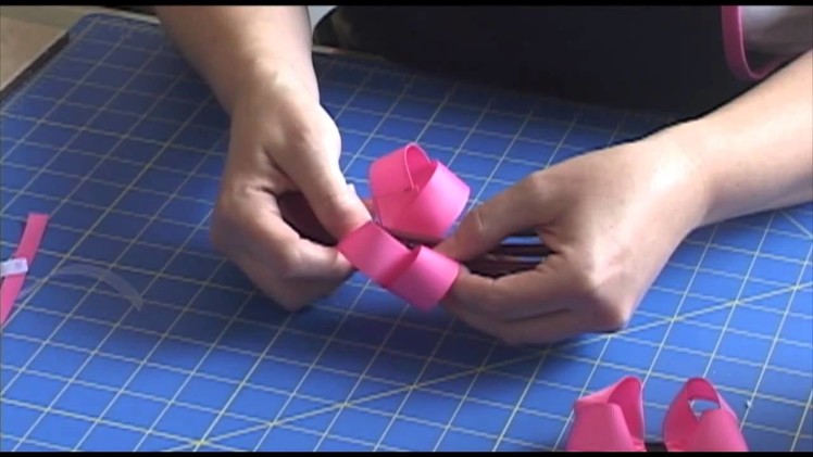 How To Make Hair Bows With Pre-Cut and Heat Sealed Ribbon Strips