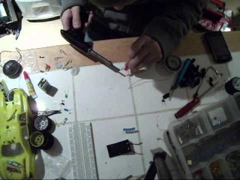 How to make police flashing led lights