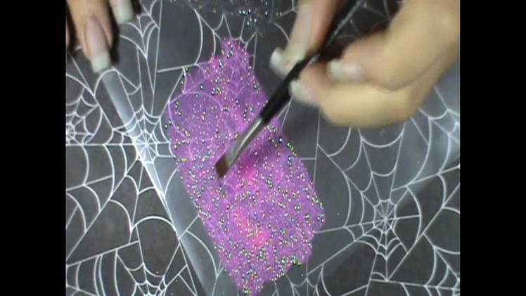 How To Make Polish Glitter Paper For Nail Art.