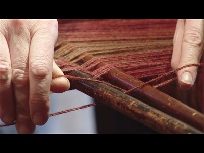 How To Set Up An Old Fashioned Loom