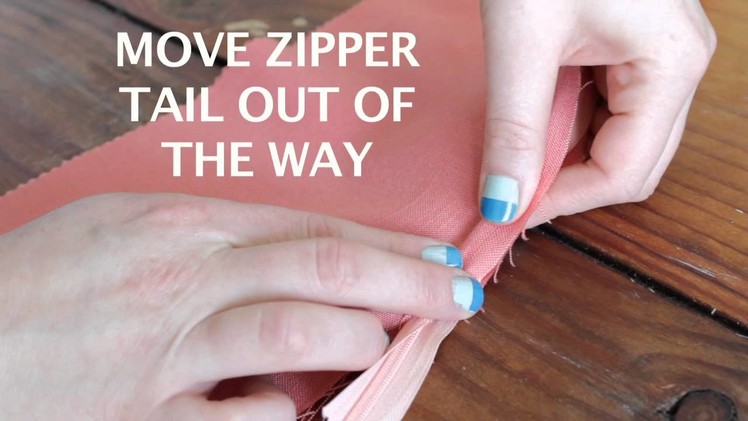 How to Sew an Invisible Zipper