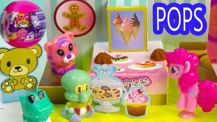 MLP Squishy POPS Blind Bag Balls Squinkies POP Up Playsets Bakery Beach Pinkie Pie My Little Pony