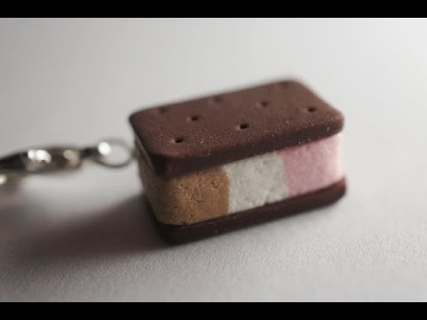 Neapolitan Ice Cream Sandwich Tutorial, Miniature Food Tutorial
