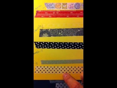 Overview of Washi, paper, and Tissue tapes
