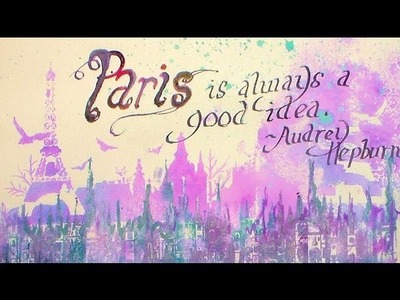 Paris {on-the-fly} Art Journal Page!