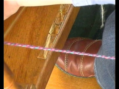 Plying a four ply cabled yarn