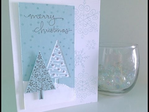 Simply Simple FLASH CARD - Wintertime Christmas Card by Connie Stewart