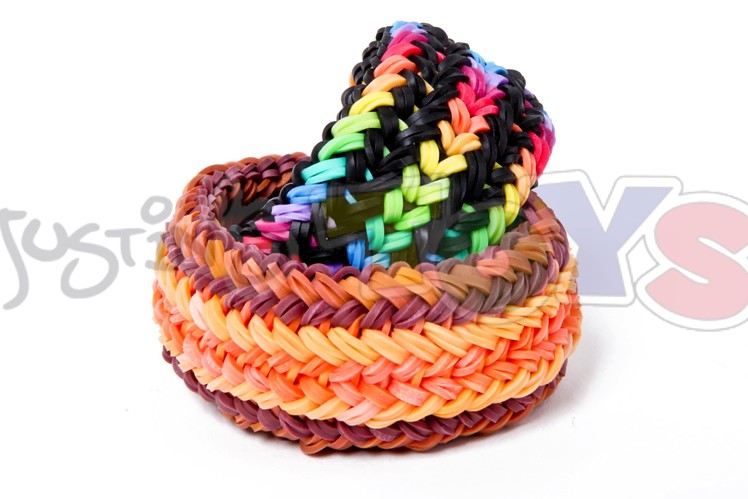 Snake Belly Bracelet - The Hardest and Most Difficult Rainbow Loom Design So far