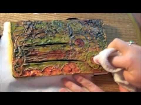 The One Minute Muse | Art Journal Technique | Joint Compound