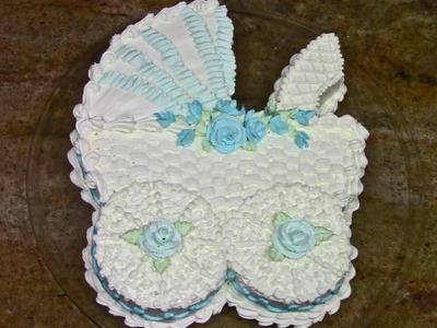 Baby Carriage Cake-Cake Decorating- How to