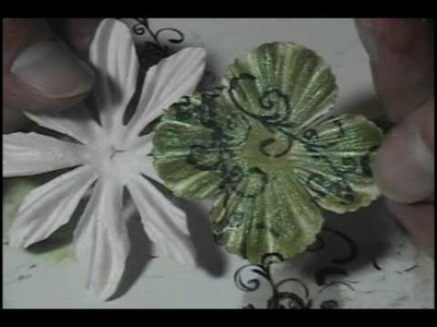 Color Your White Paper Flowers
