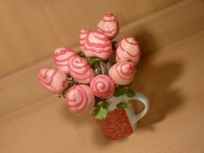 Decorating Strawberries #5: Chocolate Covered Strawberry Roses