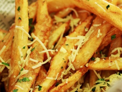 Fries Recipe | How To Make Crispy Garlic Fries