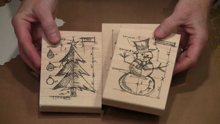 Holiday Cards With Tim Holtz Stamps by Joggles.com