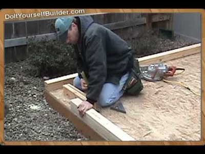 "How The Pros Build A Shed" Sample- 2 of 6 "Framing Walls"