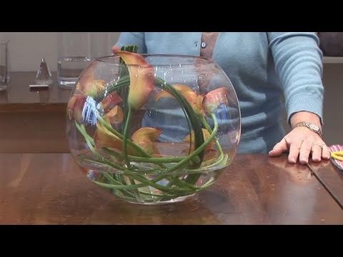 How To Arrange Flowers In A Fishbowl Vase