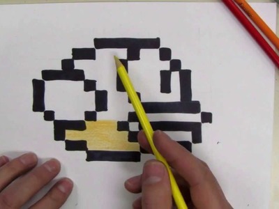 How To Draw: Flappy Bird  8-Bit! - make your own graph paper