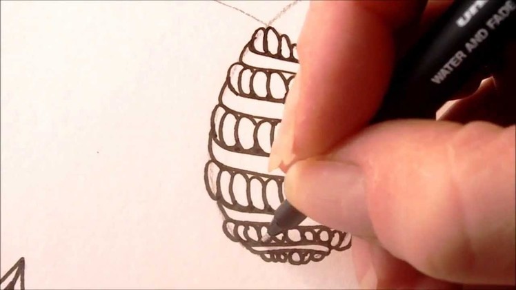 How to draw tanglepattern Purk