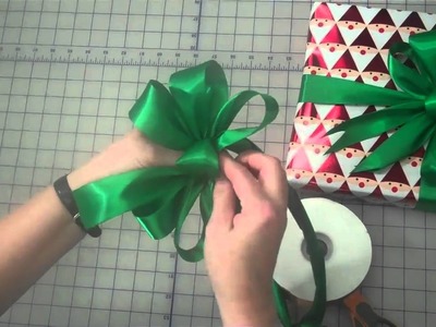 How to Make a 3 Loop Gift Bow by Lisa's Gift Wrappers