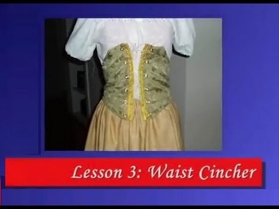 How to Make a Renaissance Costume Waist Cincher