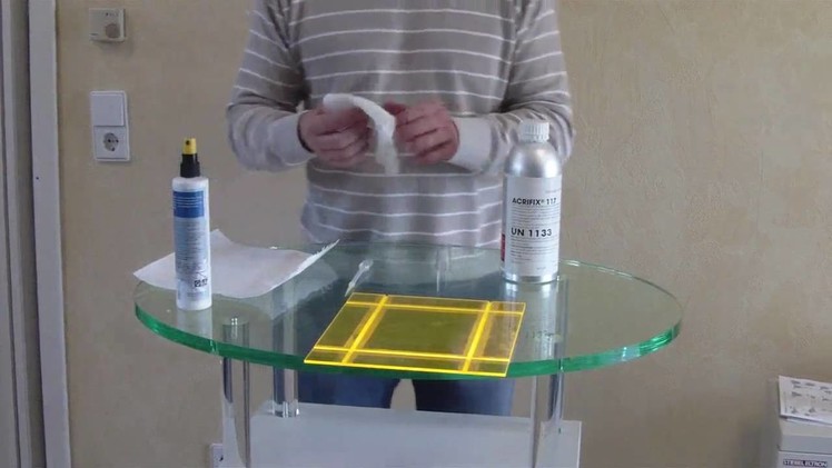 How to make an Acrylic box in 5 minutes * Acrylglas Kasten kleben