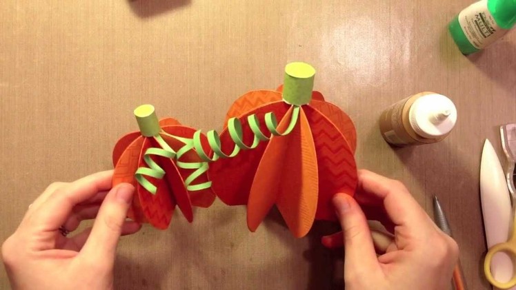 How to: make paper pumpkins