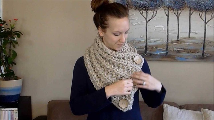 How to wrap THE LANCASTER SCARF by Bo Peep's Bonnets