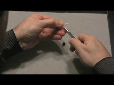 Jewelry Making Basics - How to Attach an Eye Pin to a French Hook