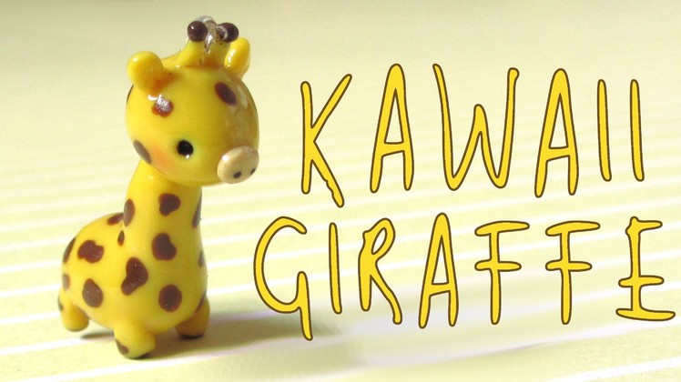Kawaii Giraffe Charm Tutorial - Polymer Clay How-To.