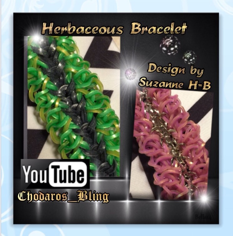 Rainbow Loom Band Herbaceous Bracelet Tutorial. How to
