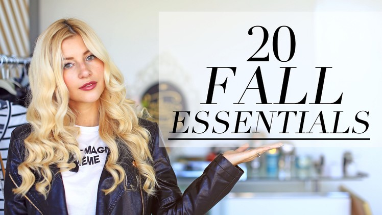 The 20 Fall Wardrobe Essentials