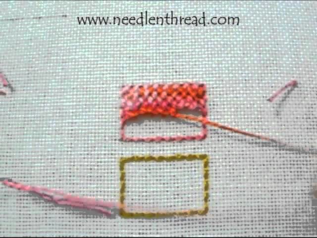 Trellis Stitch for Hand Embroidery