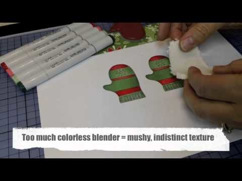 Adding Texture with Copic Colorless Blender Solution.m4v