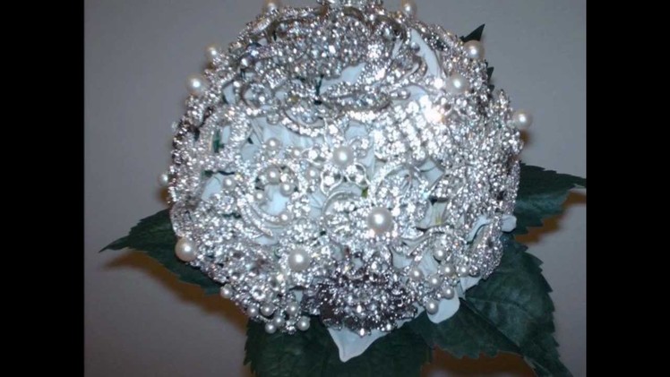 Crystal Brooch Bouquet