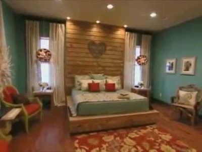 Decorative Ceiling Beams on Extreme Makeover Home Edition | Skaggs Family House Tour