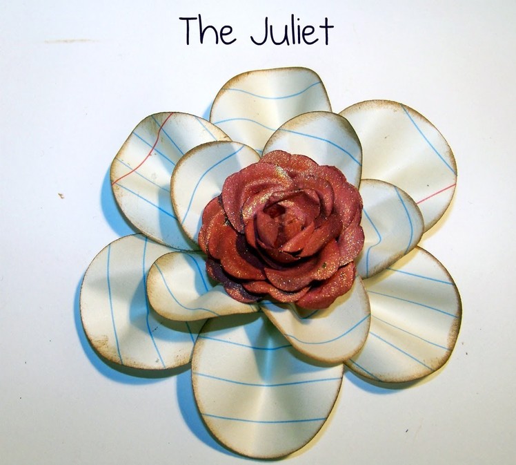 Flower Friday - Paper Flower Tutorial - The Juliet