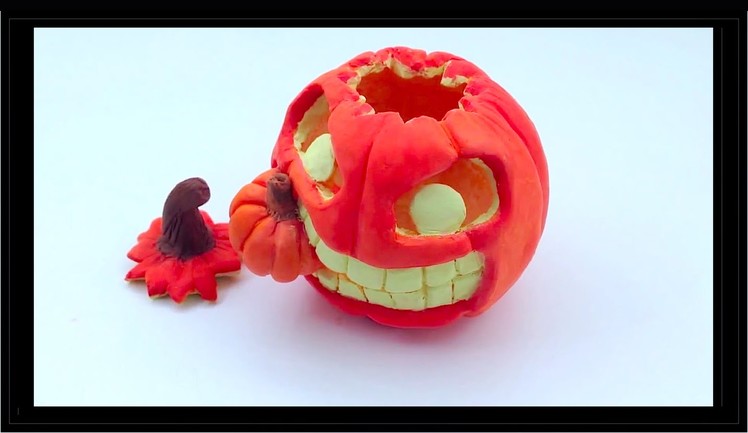 Halloween Series 2013: Polymer Clay Pumpkin Tutorial ♥