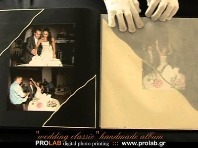 Handmade wedding album "WEDDING CLASSIC" - created, printed and designed by PROLAB