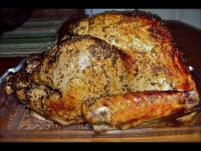 Herb Roasted Turkey Recipe: How To Oven Roast A Whole Turkey