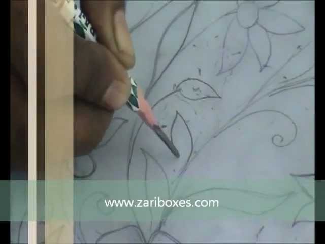 How to do Zari Embroidery Step 1