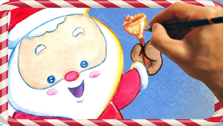 How to Draw Santa Claus - Christmas Kawaii