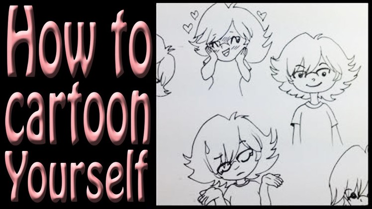 How to draw yourself as a cartoon