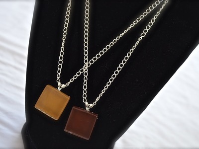 How to make a glass tile necklace | Nik Scott