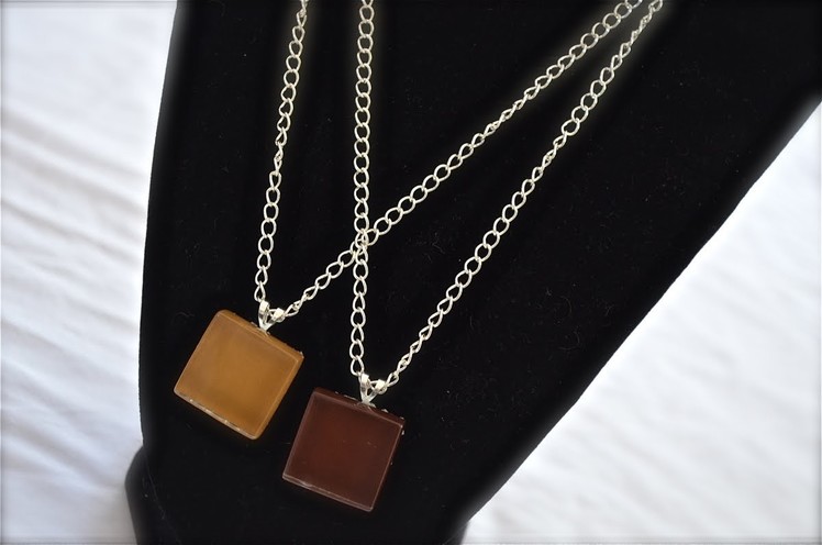 How to make a glass tile necklace | Nik Scott