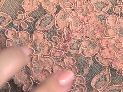 How to make a lace overlap seam - Preview