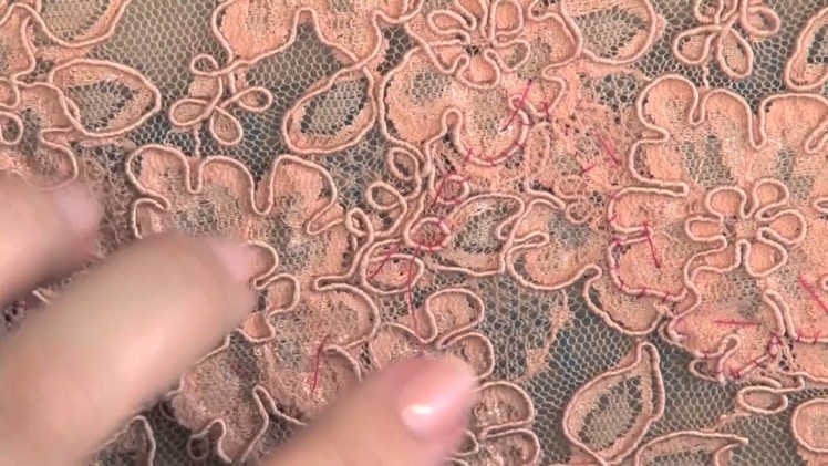 How to make a lace overlap seam - Preview