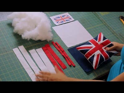 How to Make a Union Jack British Flag Pillow