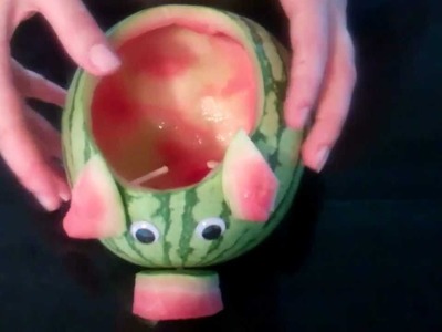 How to make a Watermelon Pig